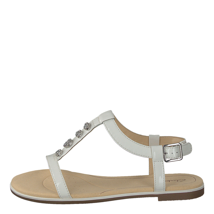 Bay Blossom White Patent