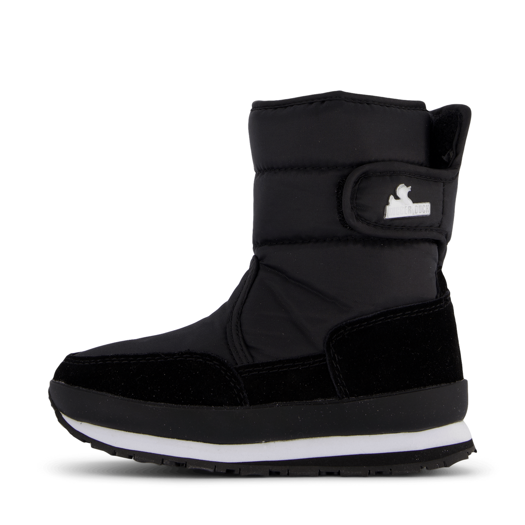 Rd Nylon Suede Solid Kids Black