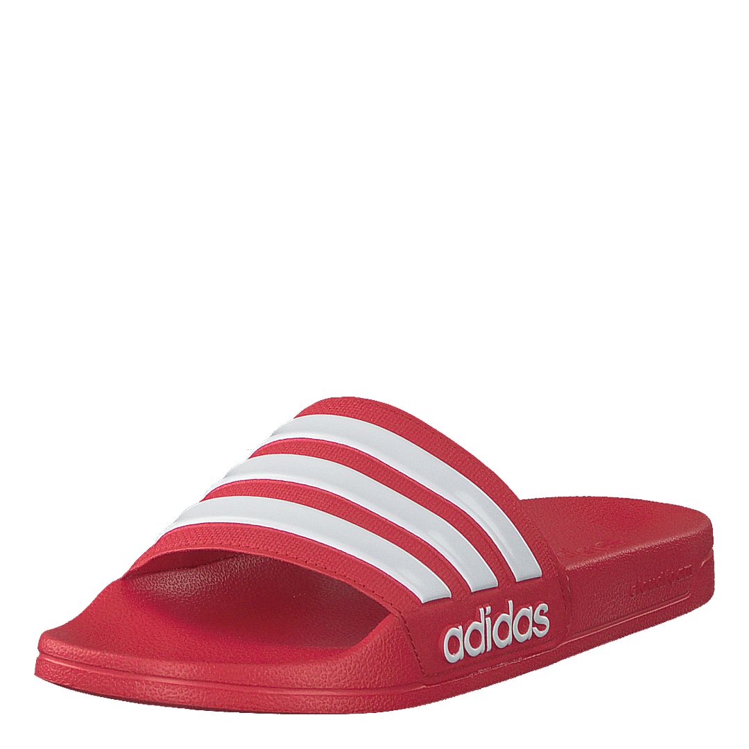 Adilette Cloudfoam Slides Scarlet / Footwear White / Scarlet