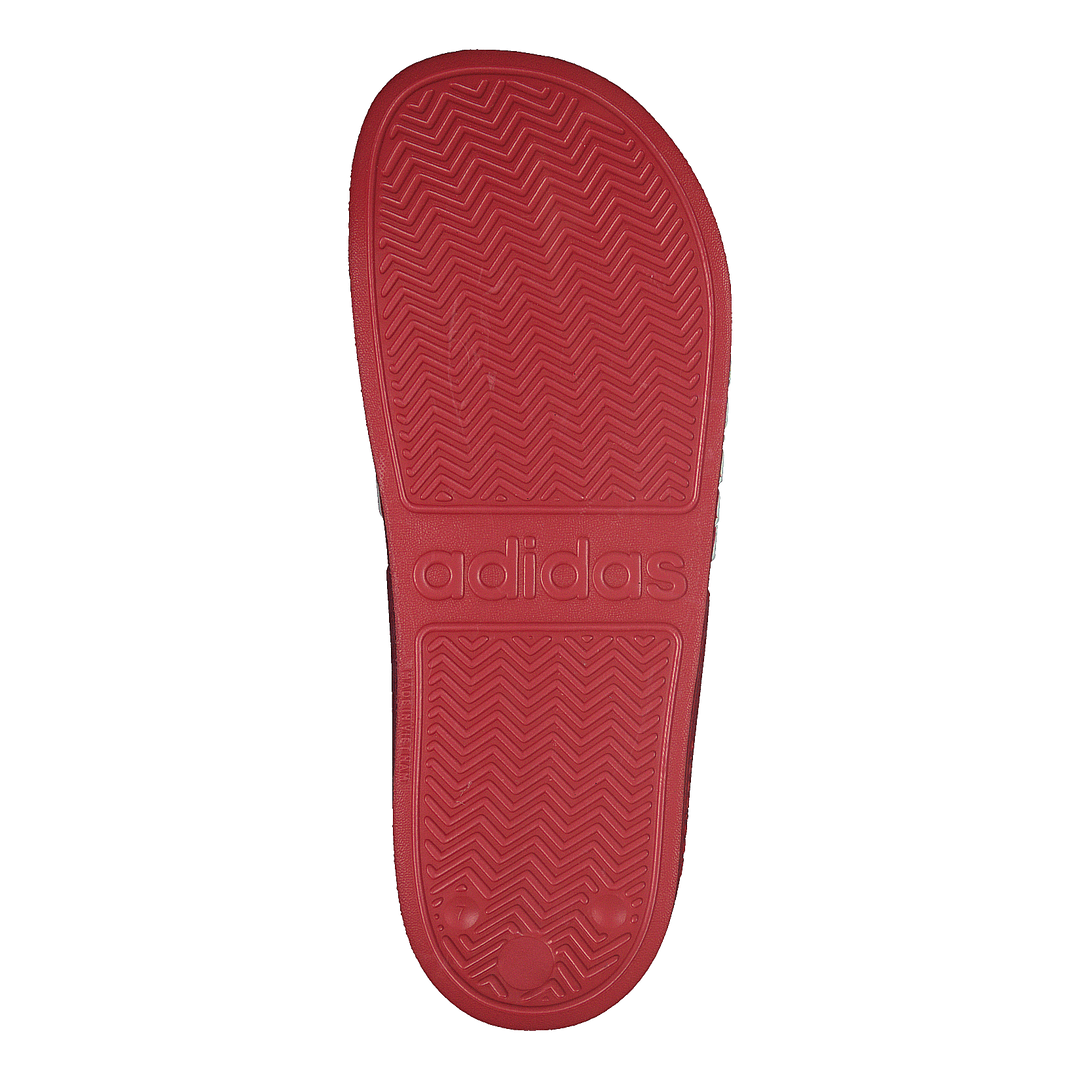 Adilette Cloudfoam Slides Scarlet / Footwear White / Scarlet