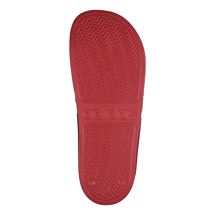 Adilette Cloudfoam Slides Scarlet / Footwear White / Scarlet