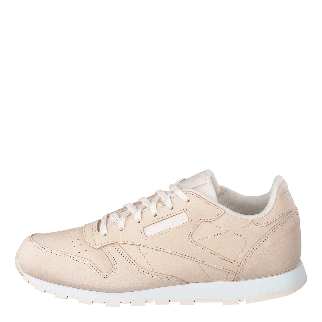 Classic Leather Pale Pink white