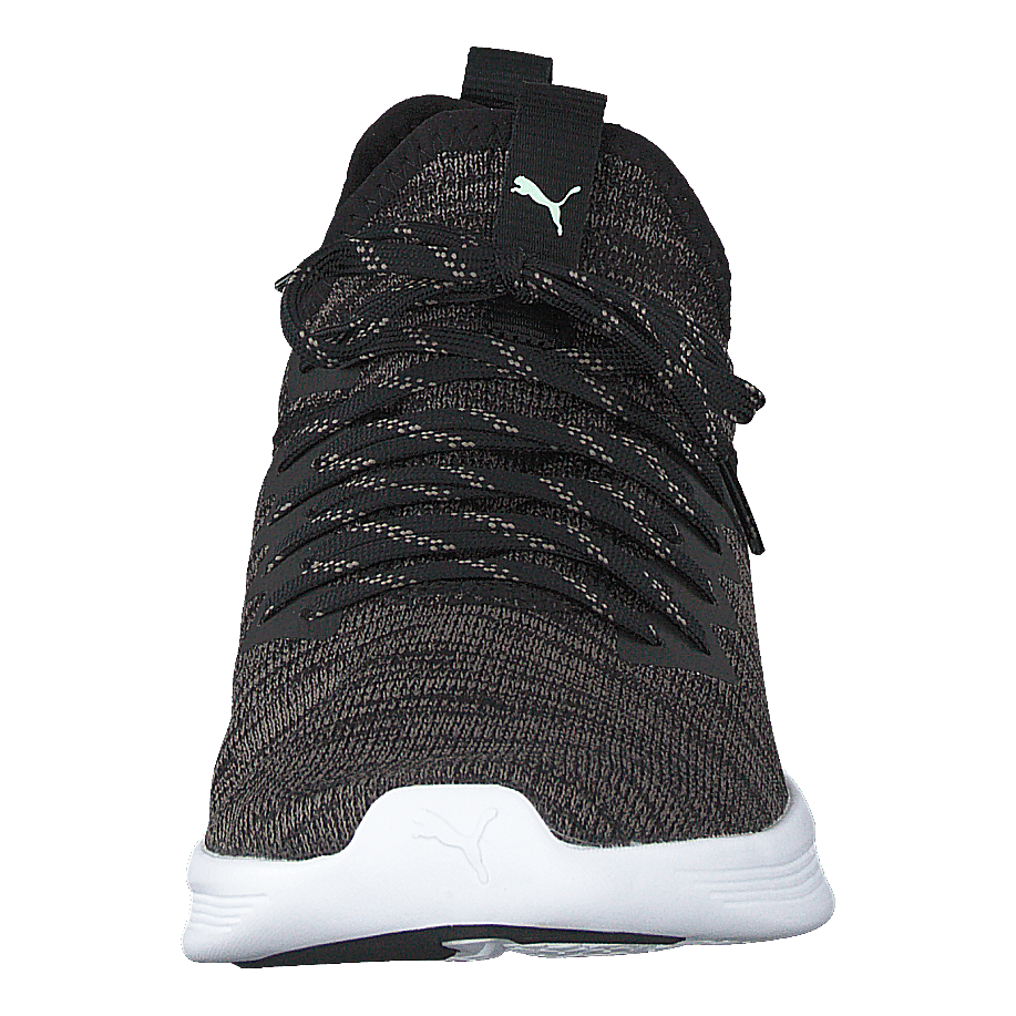 Ignite Flash Evoknit Sr Wn's Puma Black-charcoal Gray-aqua