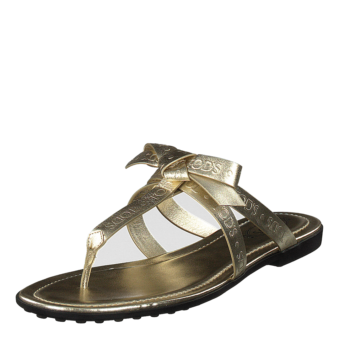 Gomma Bow Sandal Flan