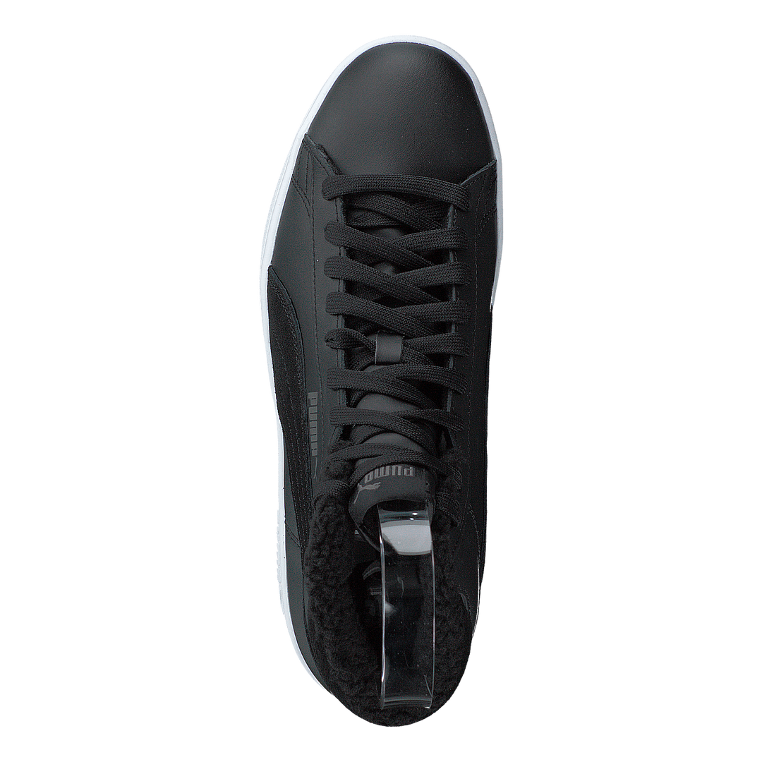 Puma Smash V2 Mid Wtr L Puma Black-dark Shadow- White