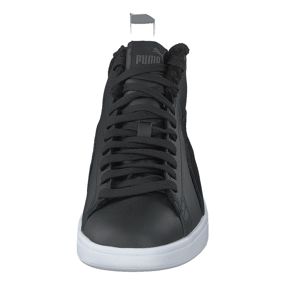 Puma Smash V2 Mid Wtr L Puma Black-dark Shadow- White