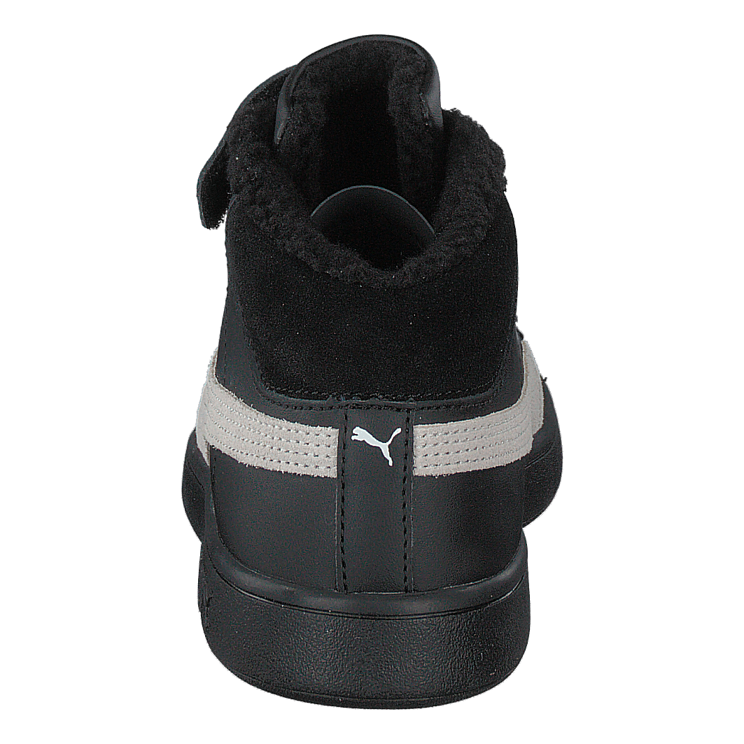 Puma Smash V2 Mid L Fur Ps Puma Black-whisper White