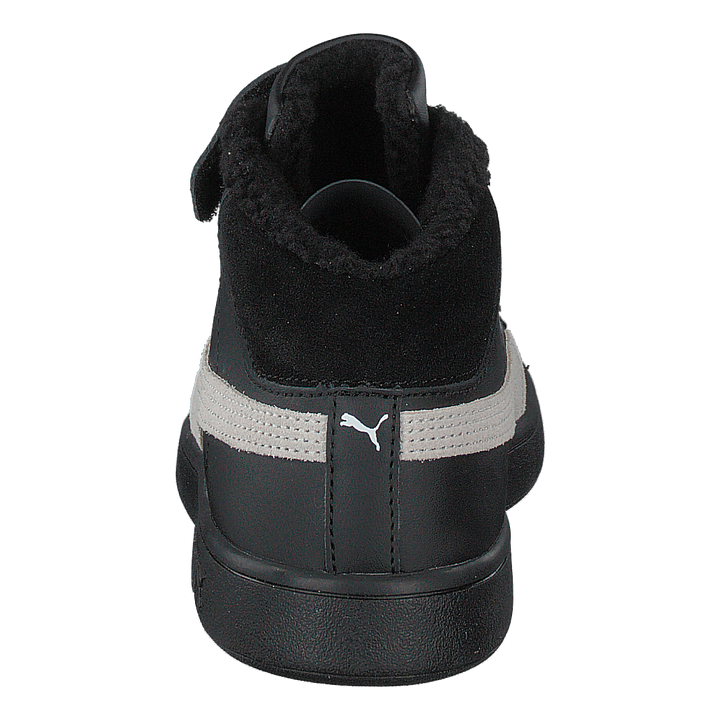 Puma Smash V2 Mid L Fur Ps Puma Black-whisper White