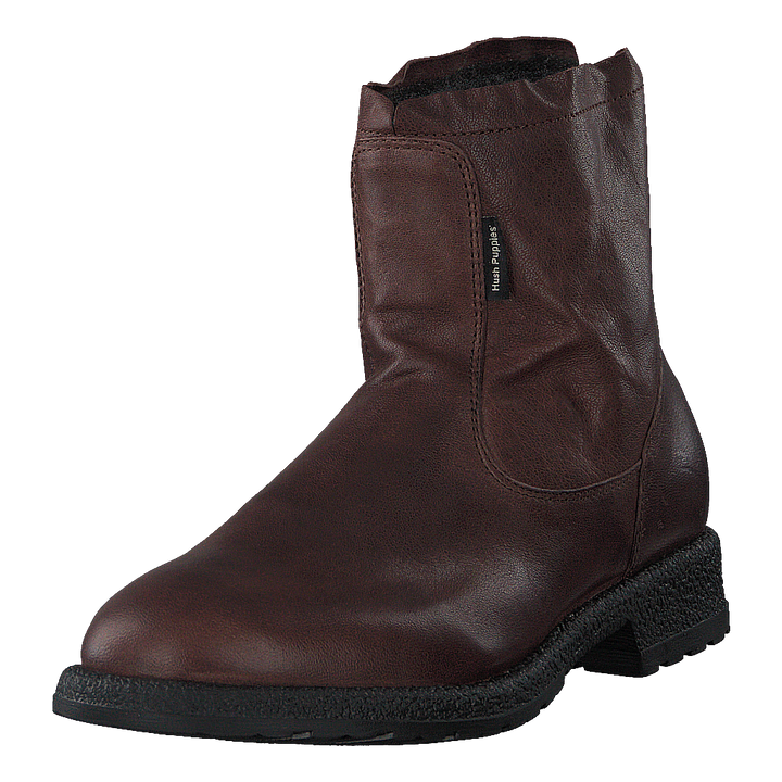 Zip Boot Dk Brown