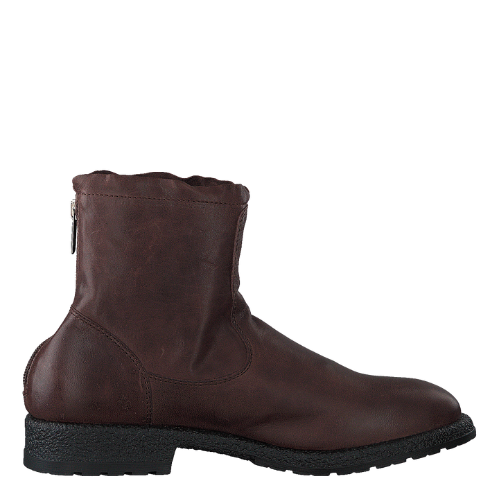 Zip Boot Dk Brown