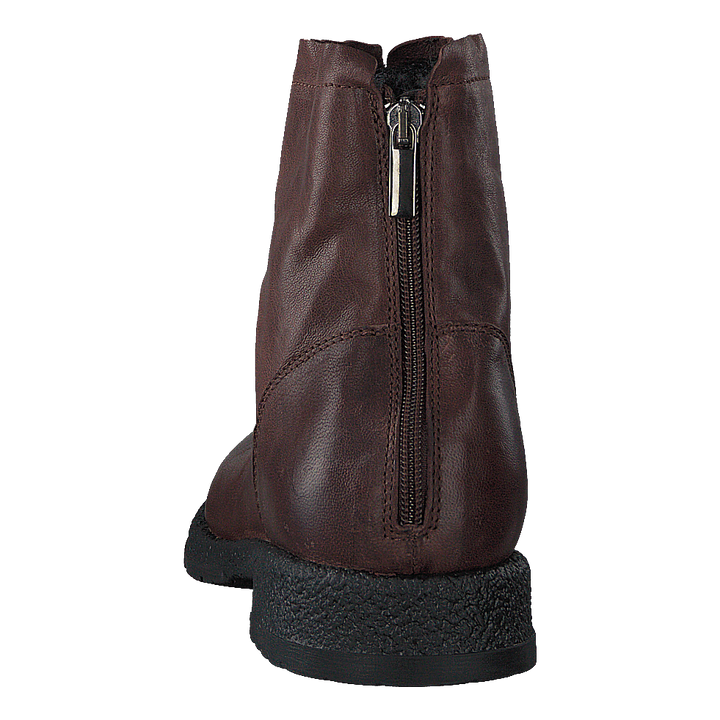 Zip Boot Dk Brown