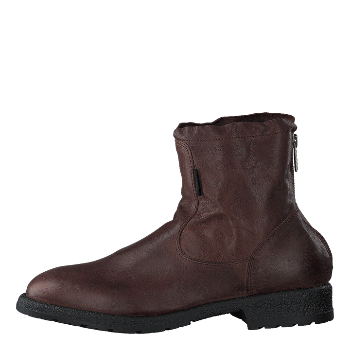 Zip Boot Dk Brown