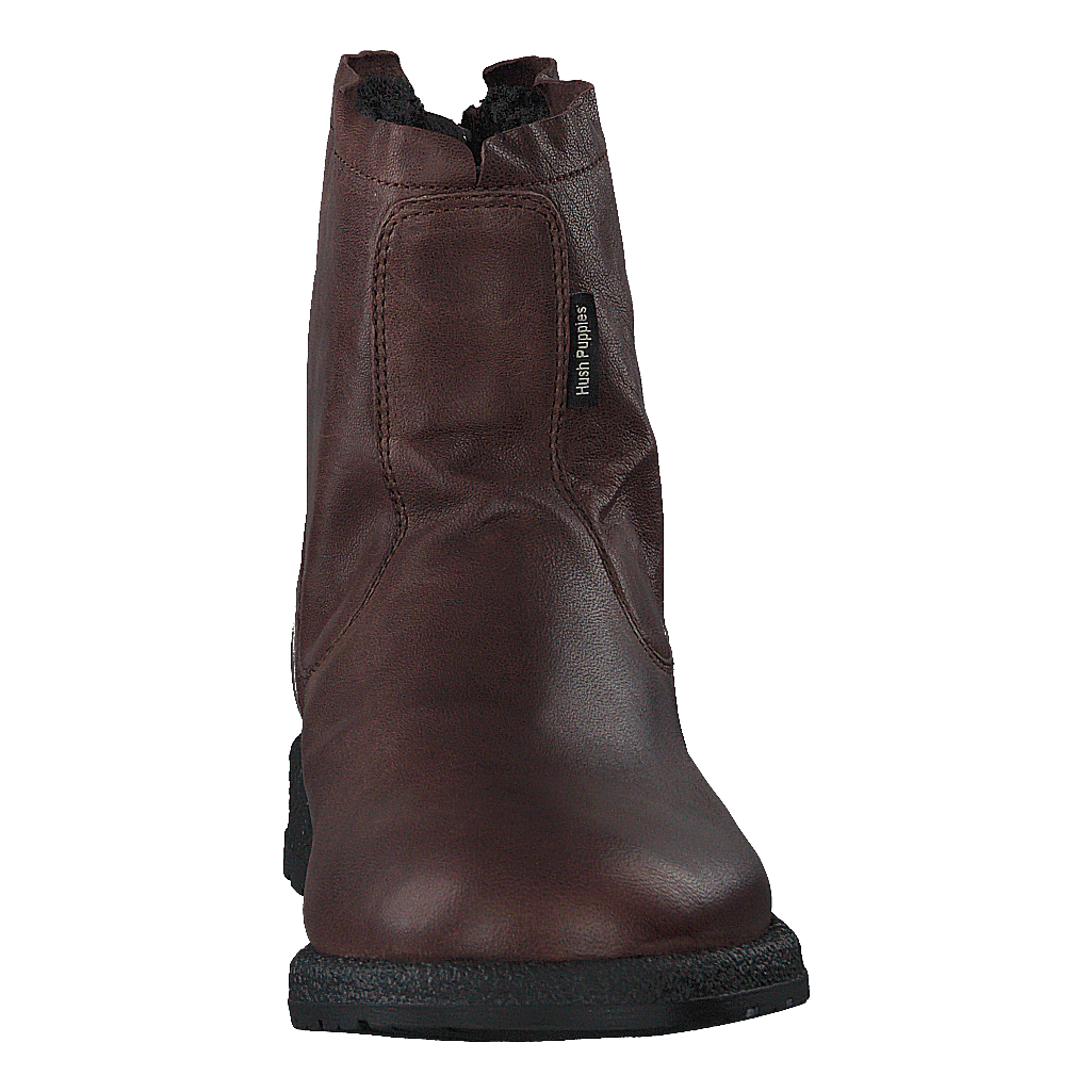 Zip Boot Dk Brown