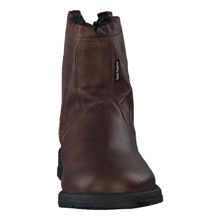 Zip Boot Dk Brown