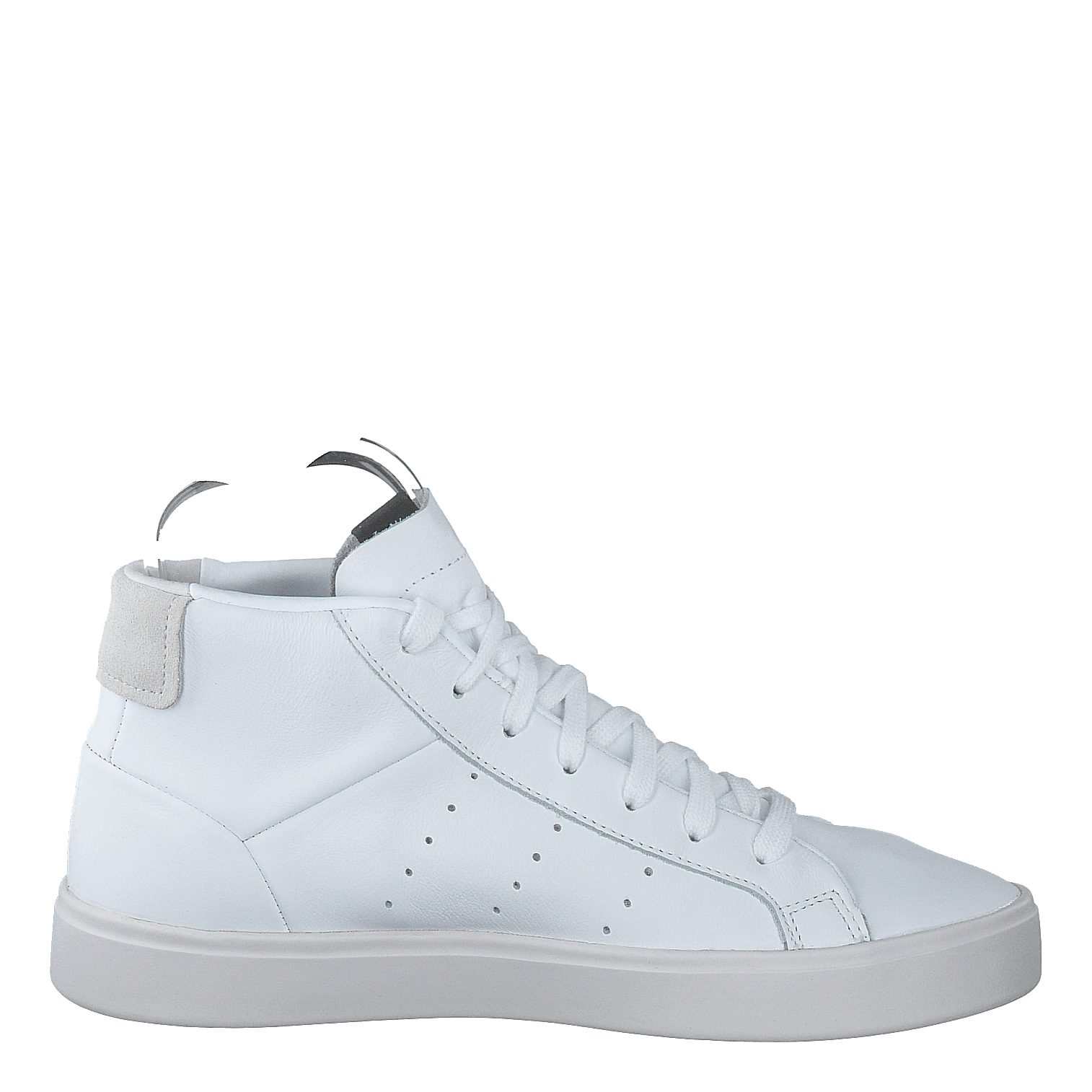 adidas sleek mid white