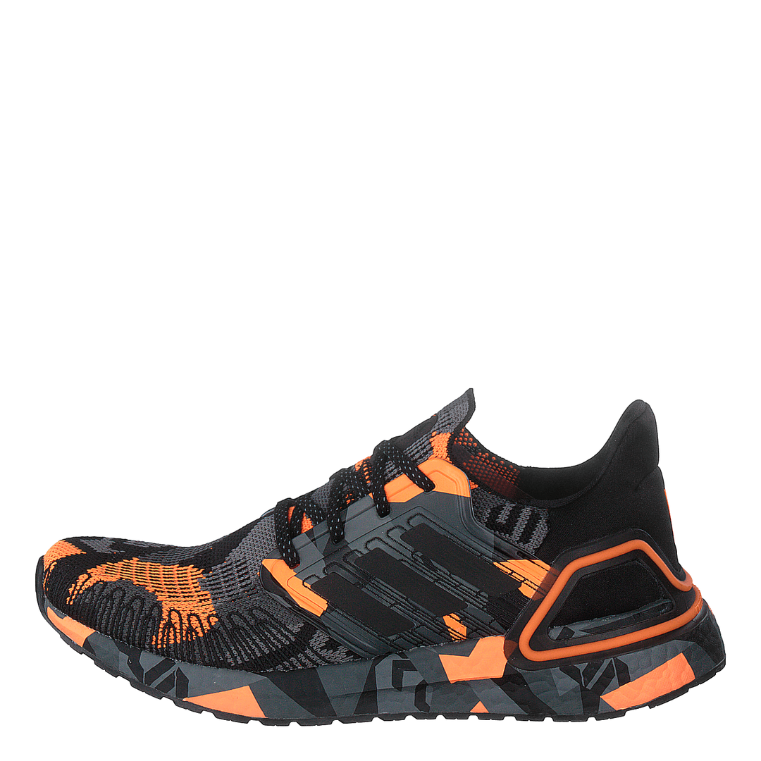 adidas Ultraboost 20 Shoes Core Black Core Black Signal Orange Heppo