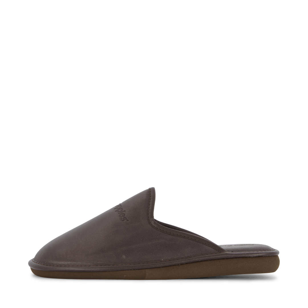 Leather Slipper Brown