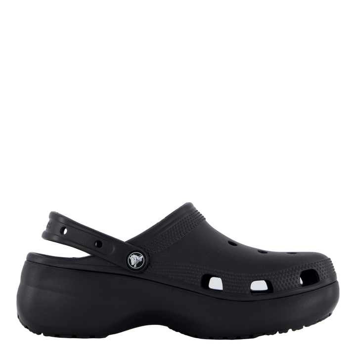 Classic Platform Clog Black