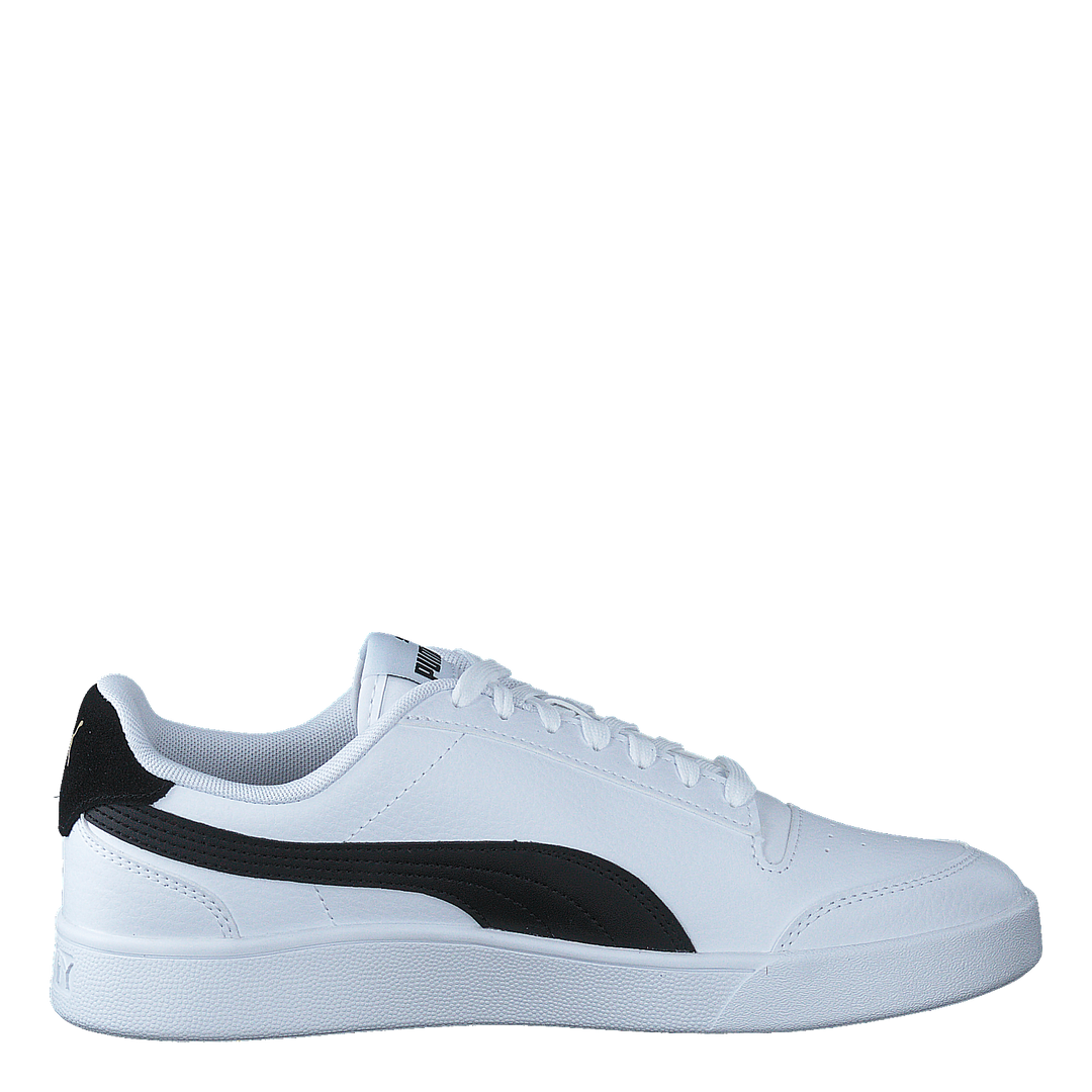 Puma Shuffle White-black-teamgold