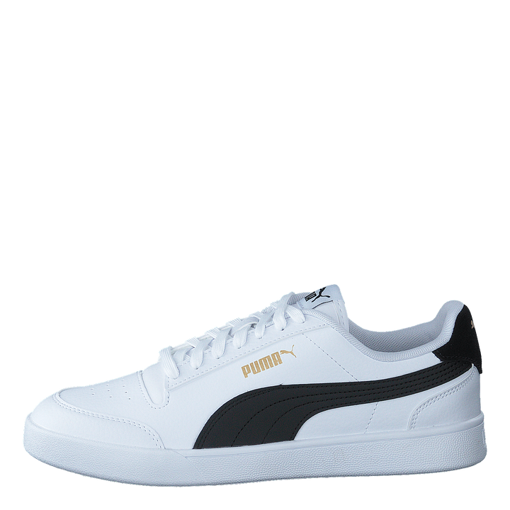 Puma Shuffle White-black-teamgold