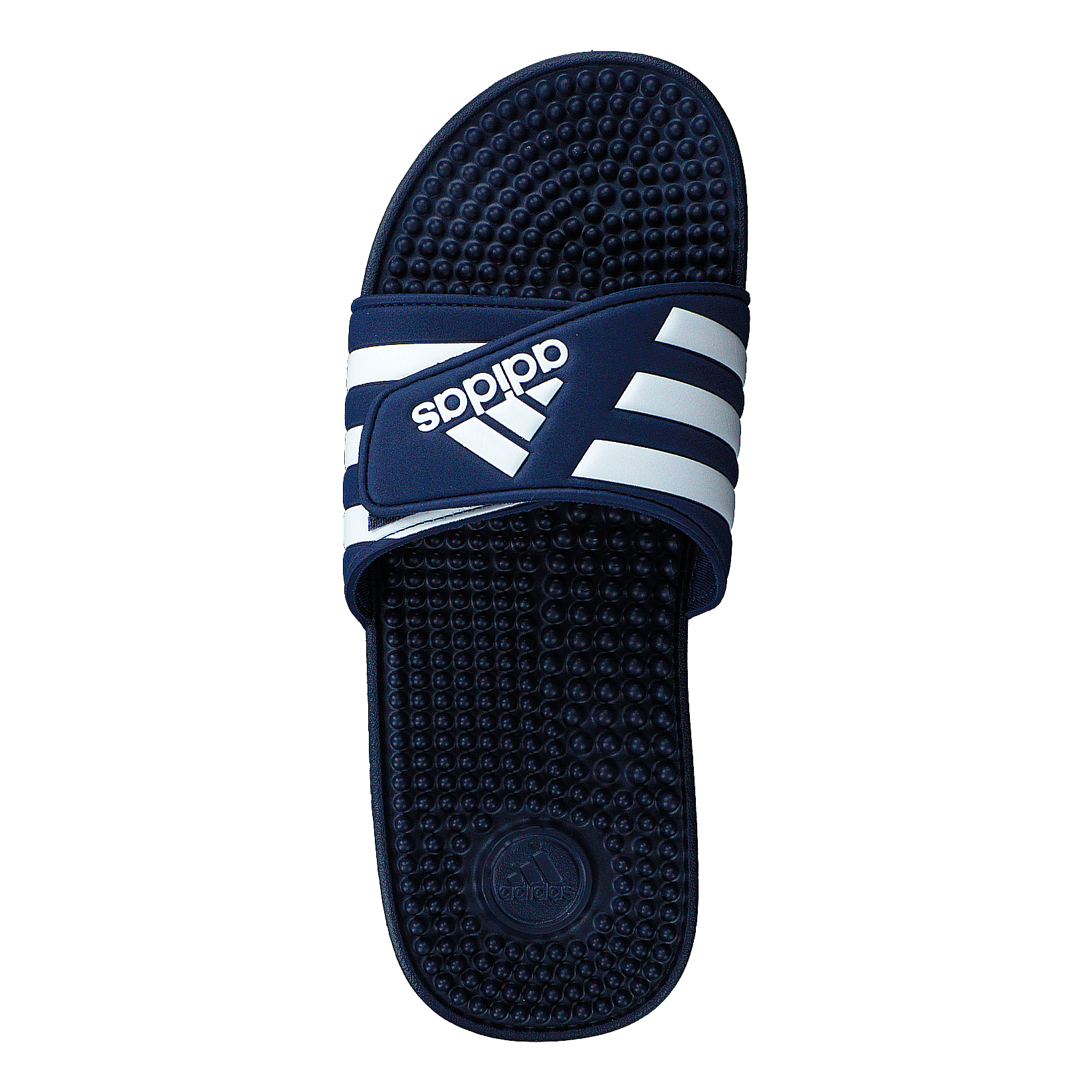 adidas Adissage Slides Dark Blue Cloud White Dark Blue Heppo