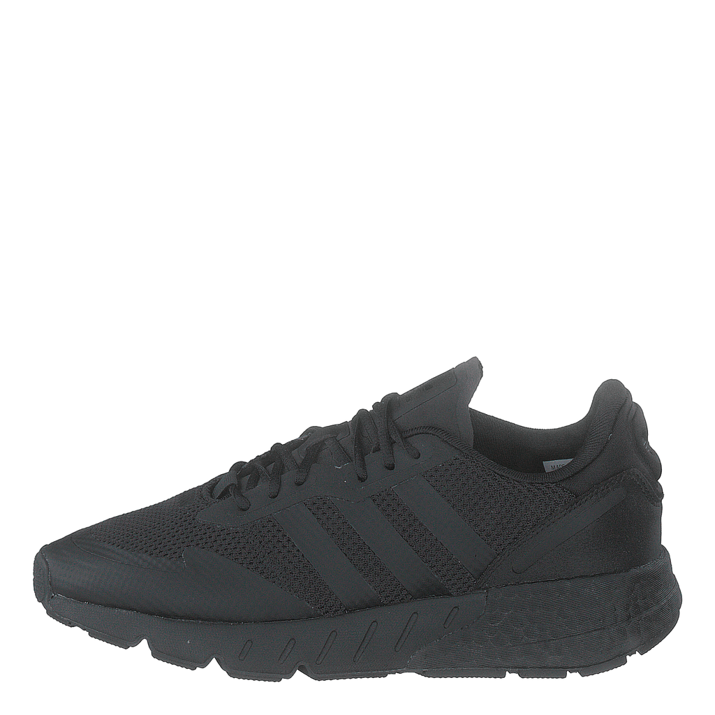 ぽぽ adidas Originals Zx 1K Boost J Core Black / Core Black / Core