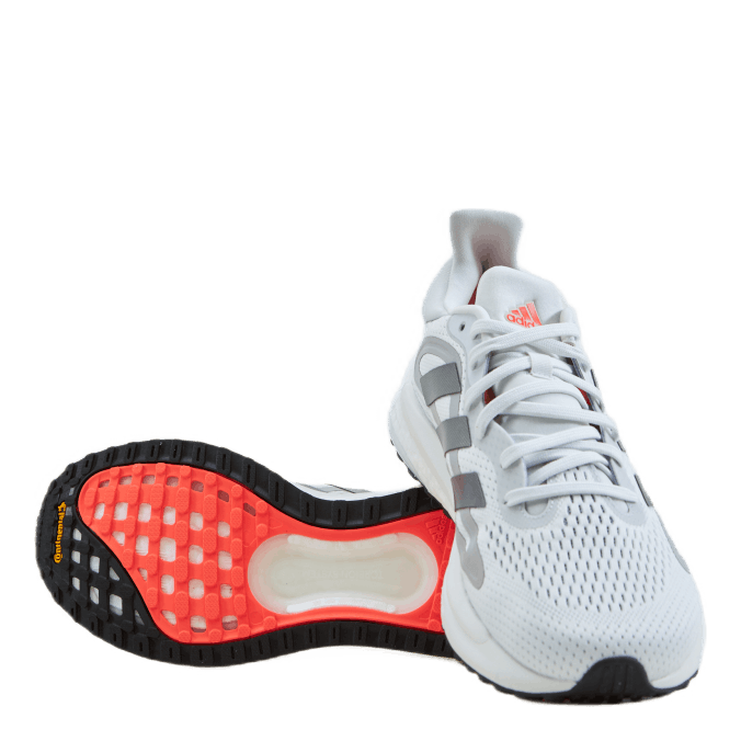 SolarGlide 4 Shoes Crystal White / Halo Silver / Solar Red