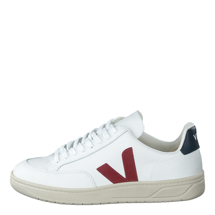 V-12 Leather Extra-white_marsa Extra-white Marsala Nautico