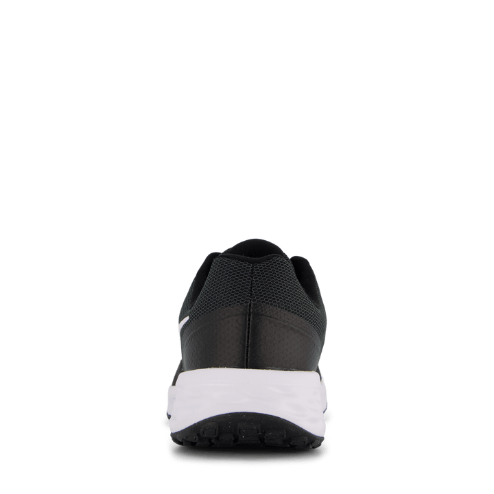 Revolution 6 Big Kids' Road Running Shoes BLACK/WHITE-DK SMOKE GREY