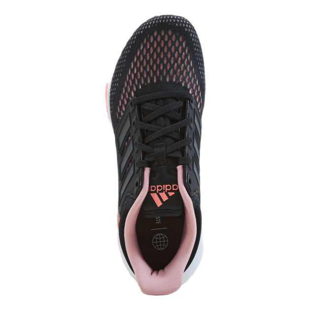 EQ21 Run Shoes Core Black / Grey Six / Wonder Mauve