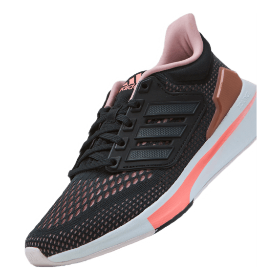 EQ21 Run Shoes Core Black / Grey Six / Wonder Mauve