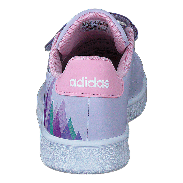 adidas x Disney Frozen Anna and Elsa Advantage Shoes Purple Tint / True Pink / Cloud White