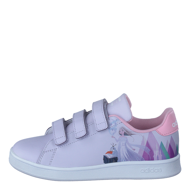 adidas x Disney Frozen Anna and Elsa Advantage Shoes Purple Tint / True Pink / Cloud White