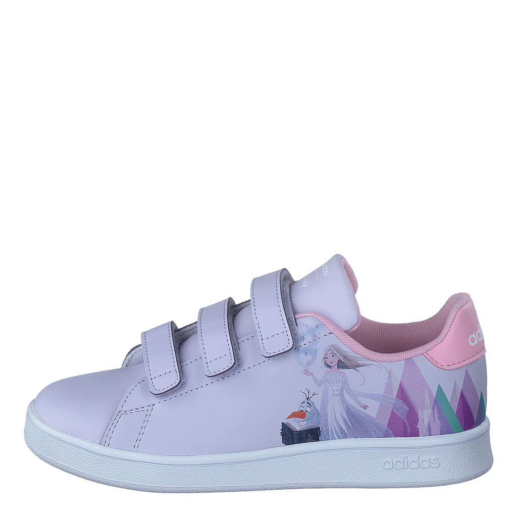 adidas adidas x Disney Frozen Anna and Elsa Advantage Shoes Purple Tint /  True Pink / Cloud White � Heppo.com