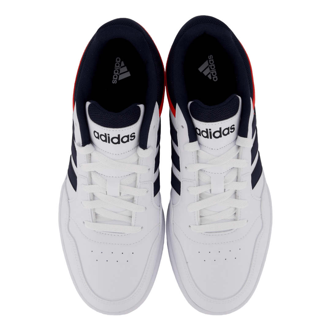 Hoops 3.0 Low Classic Vintage Shoes Cloud White / Legend Ink / Vivid Red