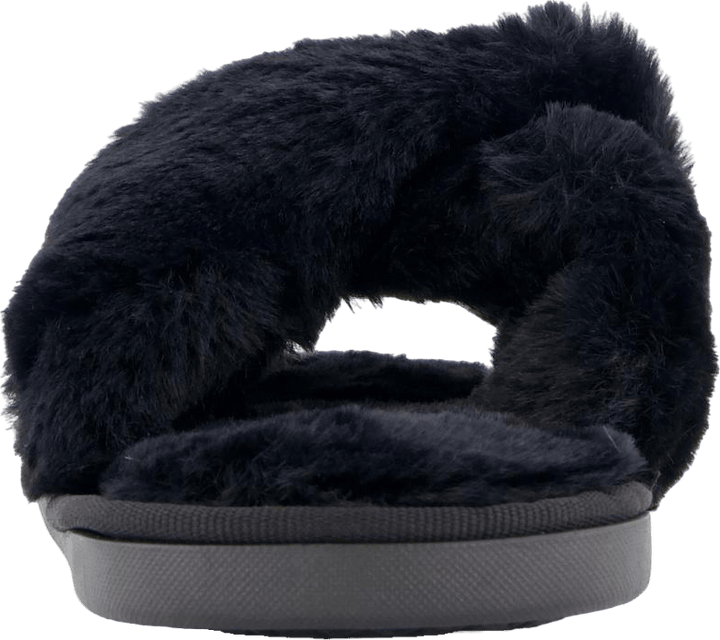 Brahny W Plush Slipper Black