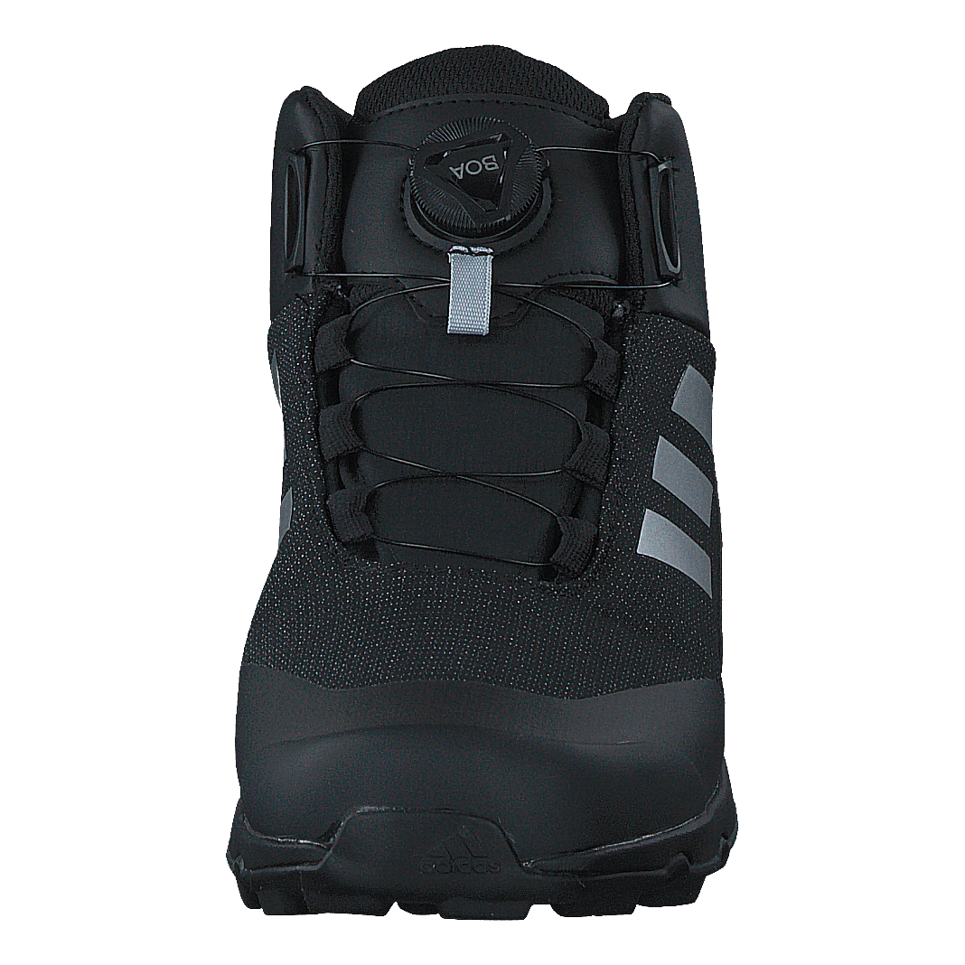 adidas Terrex Winter Mid Boa Hiking Shoes Core Black Silver