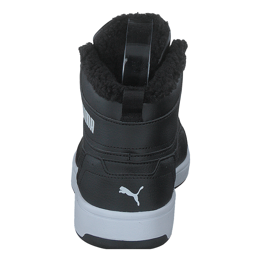 Puma Puma Rebound Joy Fur Jr Puma Black puma White Heppo