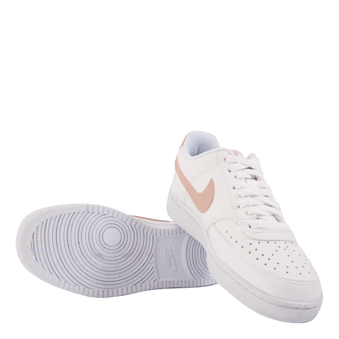 Court Vision Low Next Nature Women's Shoes WHITE/PINK OXFORD