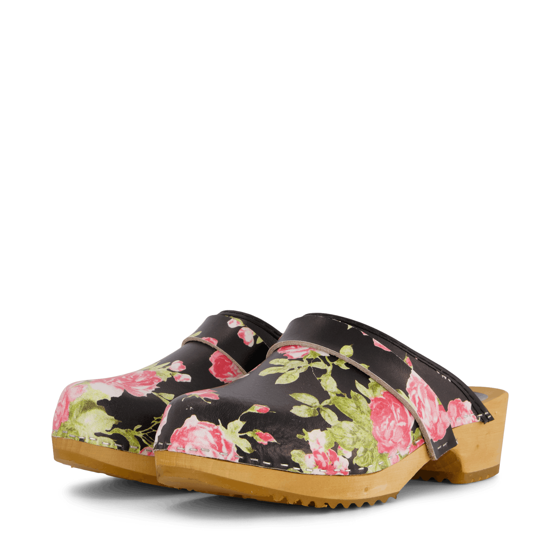 Skor Roses Mohedatoffeln Rose Black – Heppo.com