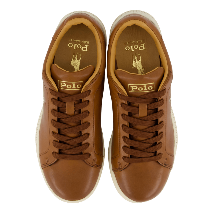 Heritage Court II Leather Sneaker Polo Pale Russet