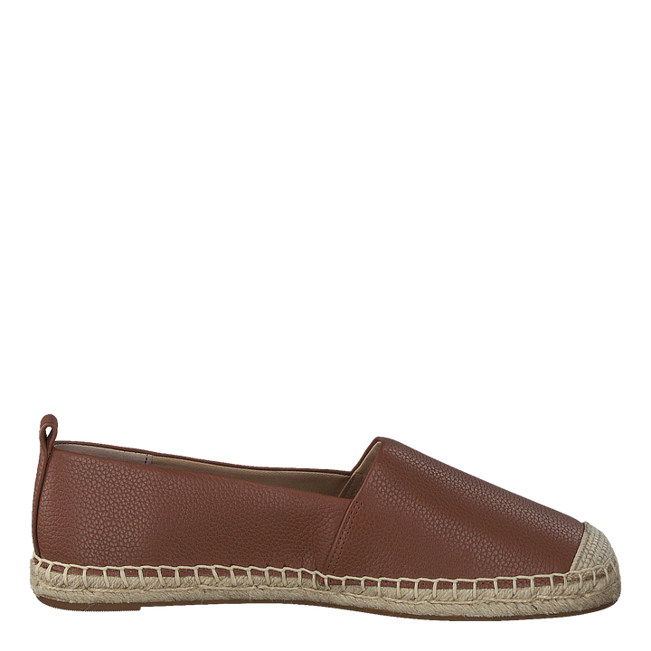 Cameryn IV Tumbled Leather Espadrille Deep Saddle Tan