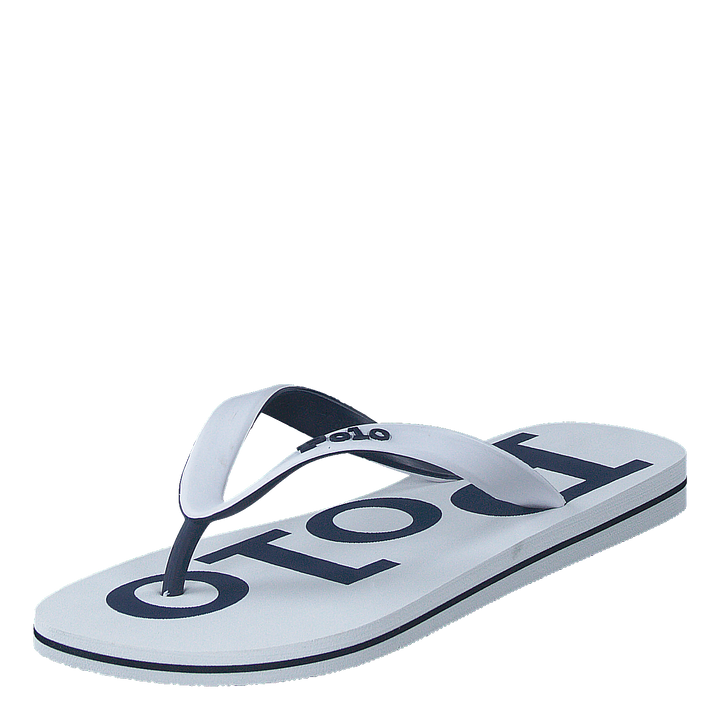 Bolt Logo Flip-Flop White / Newport Navy