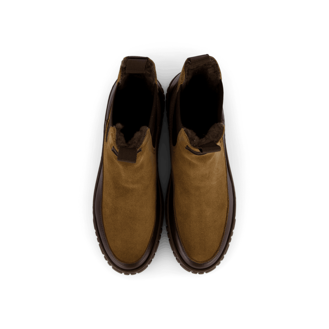 Snowmont Chelsea Boot Taupe/dark Brown