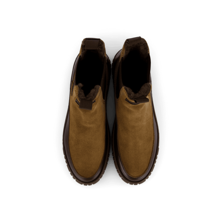 Snowmont Chelsea Boot Taupe/dark Brown