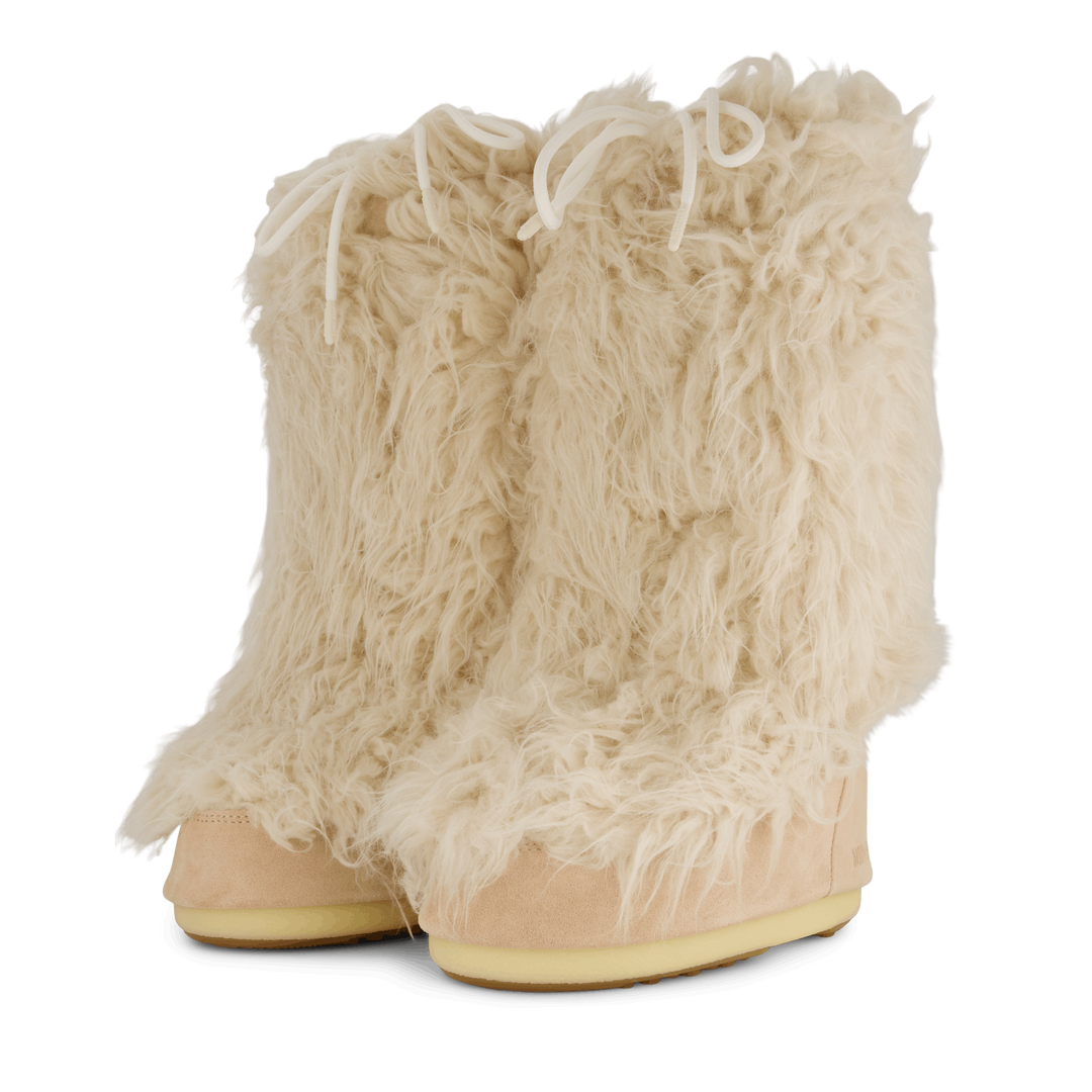 Mb Moon Boot Icon Fake Fur Cream