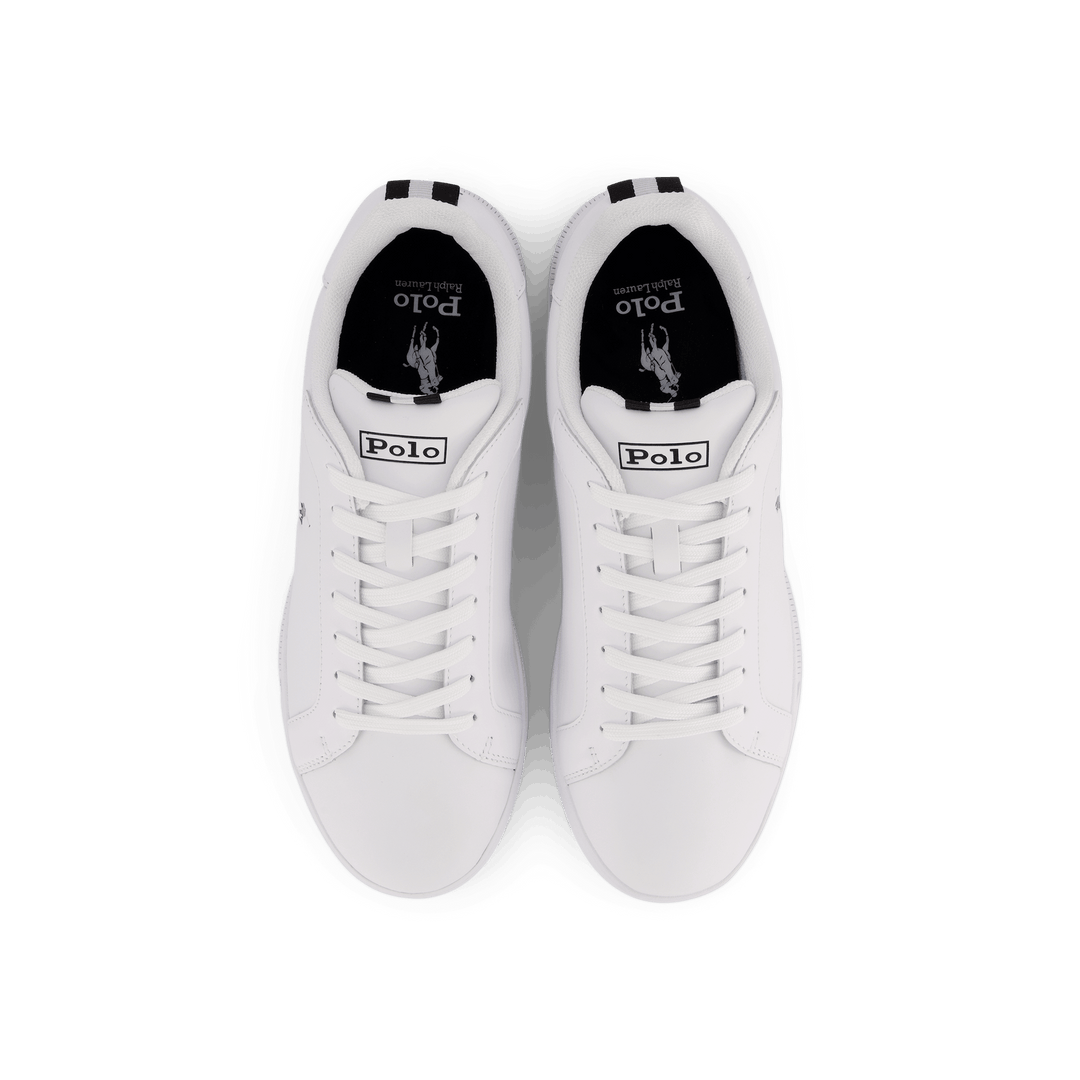 Heritage Court II Leather Sneaker White / Black PP