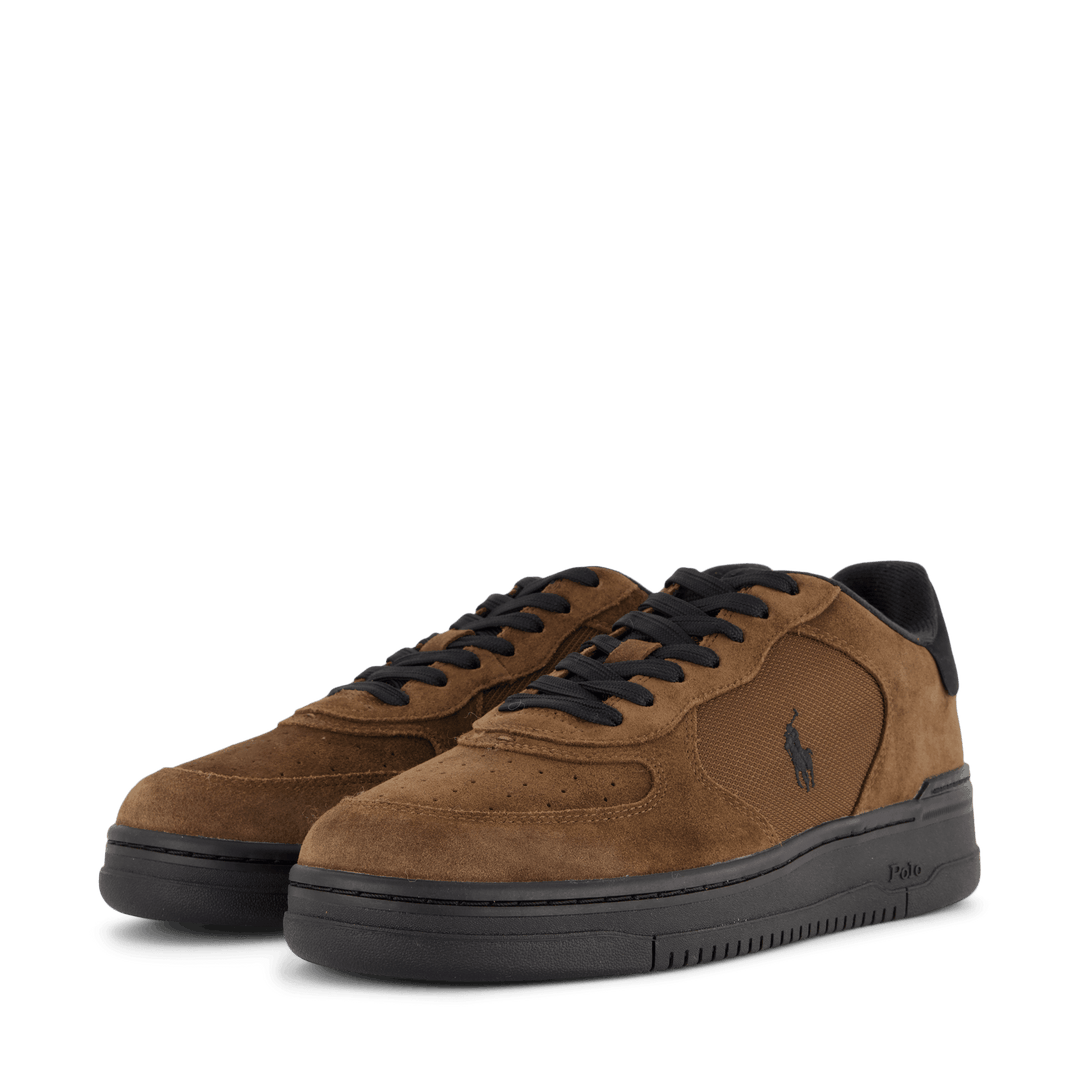 Masters Court Suede Paneled Sneaker Brown