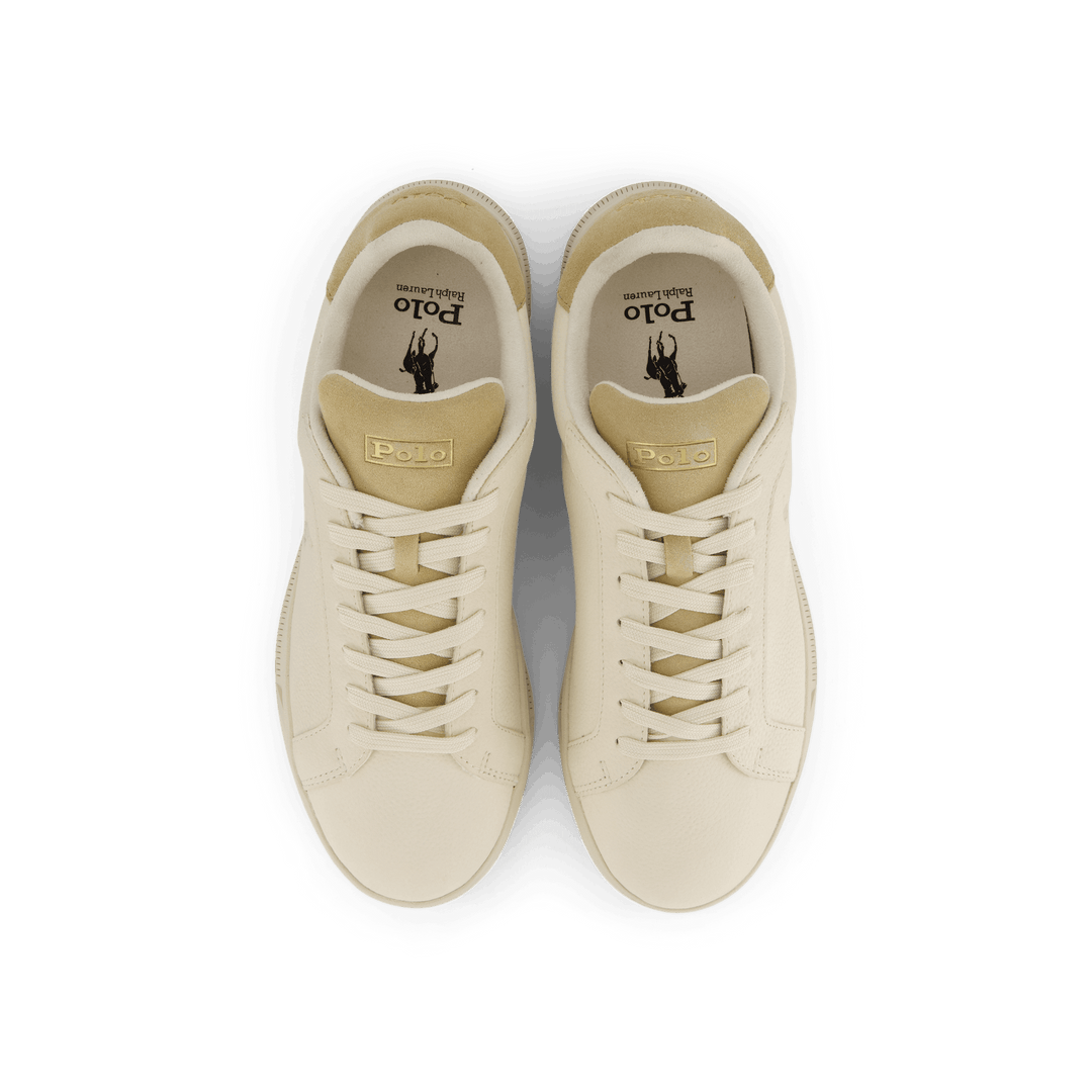 Heritage Court II Leather Sneaker Ecru / Bone