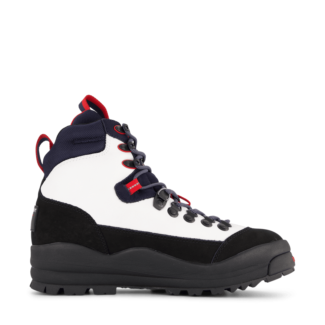 Polo Sport Hiker Leather Boot White / Navy / Red